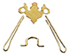 Dollhouse Miniature Pulls & Plates, 8 Sets/Pk
