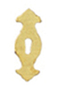 Dollhouse Miniature Vertical Key Plates, 12Pk