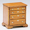 Dollhouse Miniature Bureau Kit