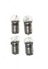 Dollhouse Miniature 12V Screw Base Bulbs, 4/Pk