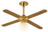 Dollhouse Miniature Ceiling Fan W/Light (Non-Work)