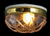 Dollhouse Miniature Clear Ceiling Lamp