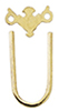 Dollhouse Miniature Sm Chippendale Brass Plate/Bail, 12/Pk