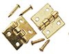 Dollhouse Miniature Door Hinge (6/Pk W/ 24 Nails)