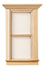 Dollhouse Miniature Traditional 2-Pane Window, Non-working