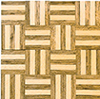 Dollhouse Miniature Parquet Wood Flooring, 72 sq. inch