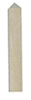Dollhouse Miniature Fence Posts, 6/Pk.