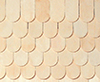 Dollhouse Miniature Fishscale Shingles 1000 Pcs