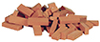Dollhouse Miniature Bagged Common Brick, 50/Pk