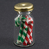 Dollhouse Miniature Candy Cane Jar, 1Pk