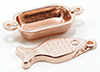 Dollhouse Miniature Cast Copper Molds 2/Pk