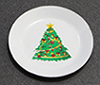 Dollhouse Miniature Christmas Plate