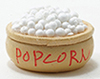 Dollhouse Miniature Bowl Of Popcorn