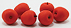 Dollhouse Miniature Red Apples, 6/Pk