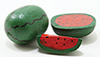 Dollhouse Miniature Wood Watermelon, 3Pk