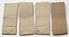 Dollhouse Miniature Small Grocery Bag, 4Pk