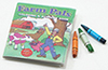 Dollhouse Miniature Coloring Book & Crayons
