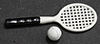 Dollhouse Miniature Tennis Set