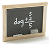 Dollhouse Miniature Chalk Board