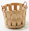 Dollhouse Miniature Basket, Small