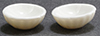 Dollhouse Miniature White Bowls, 2Pk