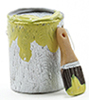 Paint Can and Brush Set, Yellow