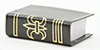 Dollhouse Miniature Black Bible