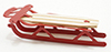 Dollhouse Miniature Red Flyer Sled