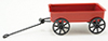 Dollhouse Miniature Large Red Wagon
