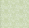 Dollhouse Miniature Wallpaper: Acorns, Green On White