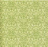 Dollhouse Miniature Wallpaper: Acorns, Green On Cream