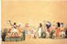 Dollhouse Miniature Wallpaper: Egyptienne