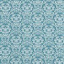 Dollhouse Miniature Wallpaper: Renaissance, White On Blue