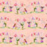 Dollhouse Miniature Wallpaper: Fairies With Sweet Peas