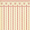 Dollhouse Miniature Wallpaper:1/2" Scale Regency Stripe, Burgundy