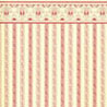 Dollhouse Miniature Wallpaper:1/2" Scale Regency Stripe, Burgundy