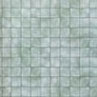 Dollhouse Miniature Wallpaper:1/2" Scale Green Marble Tiles