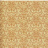 Dollhouse Miniature Wallpaper:1/2" Scale Acorns Brown On Cream