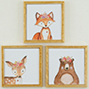 Woodland Picture Set, 3 Piece