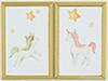 Unicorn Picture Set, 2 Piece