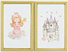 Princess Picture Set, 2 Piece