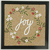 Joy Wreath Picture, 1 Piece