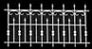 Dollhouse Miniature Fence: 4-3/8 X 2-1/4, 2Pk
