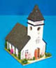 Dollhouse Miniature Country Church