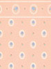 Dollhouse Miniature Wallpaper, Cameo Reverse, Peach