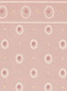 Dollhouse Miniature Wallpaper, Cameo Reverse, Gray