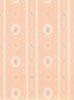 Dollhouse Miniature Wallpaper, Cameo Stripe Reverse, Peach