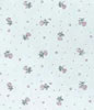 Dollhouse Miniature Wallpaper, Petite Fleur, Blue