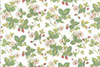 Dollhouse Miniature Wallpaper, Schumacher Wild Strawberry