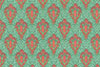 Dollhouse Miniature Wallpaper, Hobarth, Green